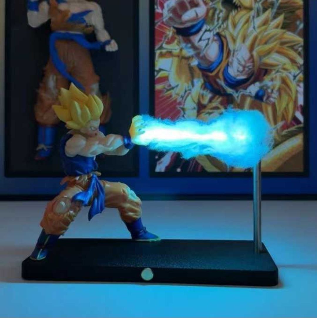 Dragon Ball Z Goku Kamehameha Magnetic Touch Night Light - Levitating Desk Lamp