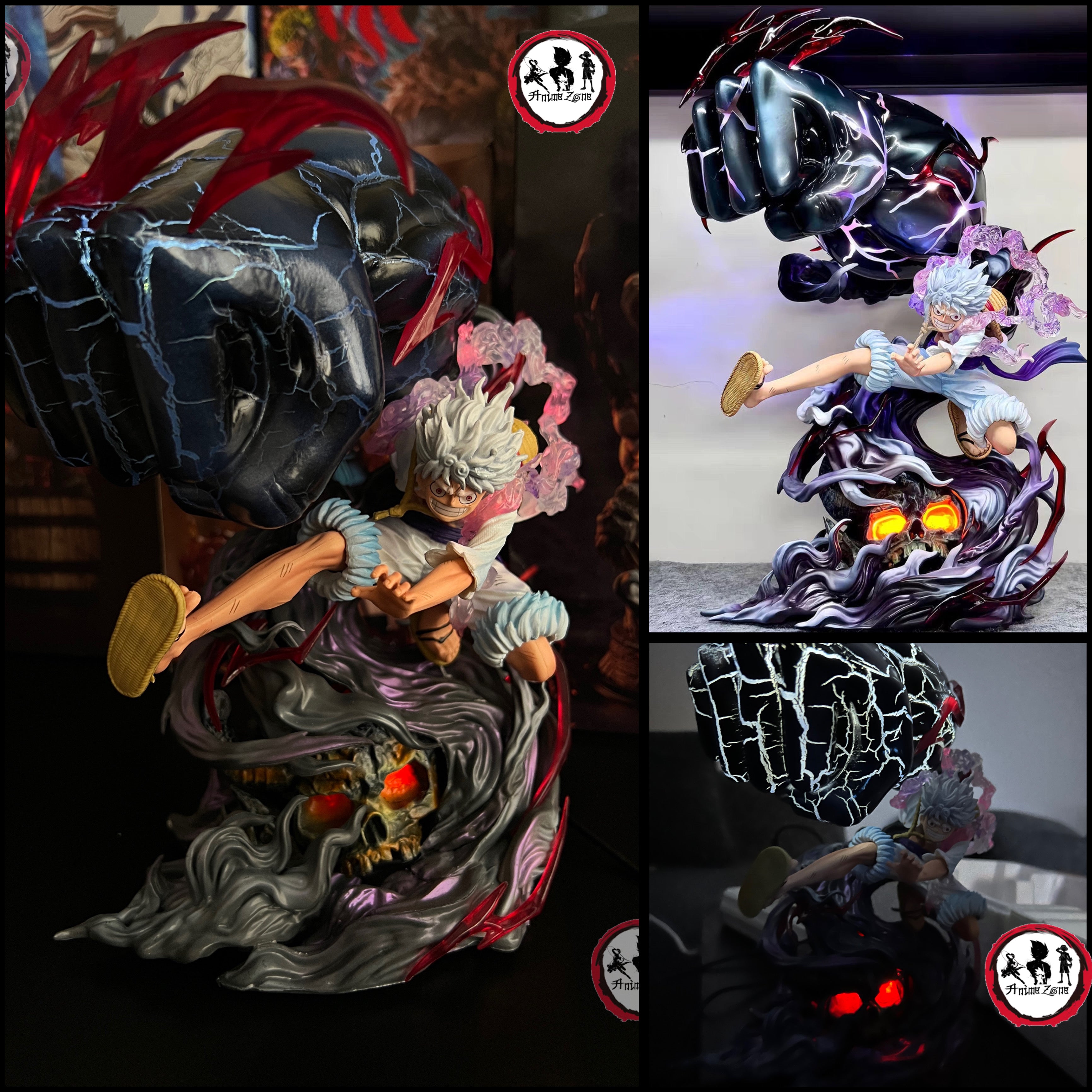 Anime Luffy One Piece Figure Gk Gear 5 Monkey D. Luffy Action Figure Statue