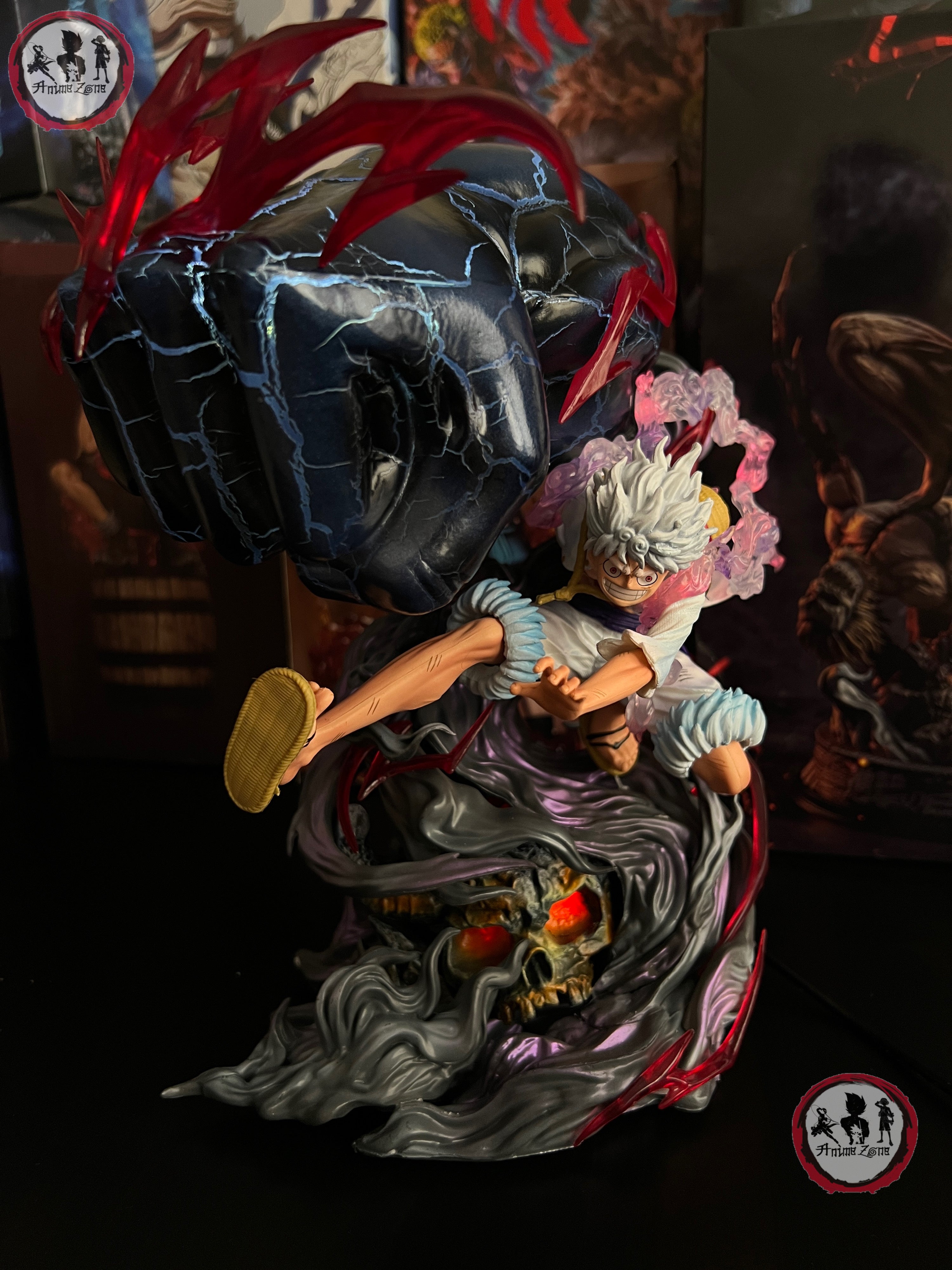 Anime Luffy One Piece Figure Gk Gear 5 Monkey D. Luffy Action Figure Statue