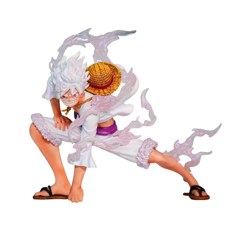 16cm One Piece Figure Luffy Decor Statue With Demon Fruit