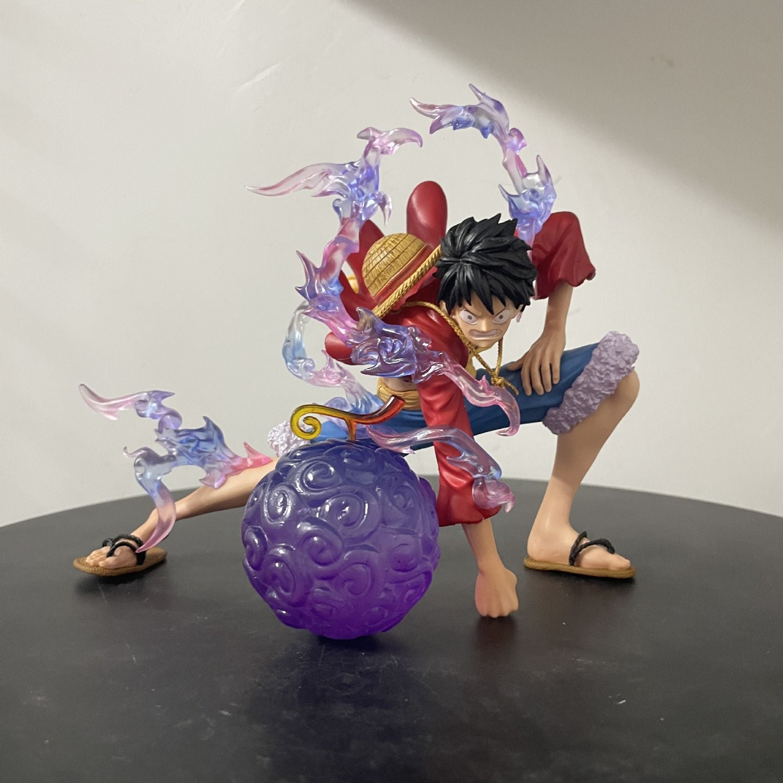16cm One Piece Figure Luffy Decor Statue With Demon Fruit