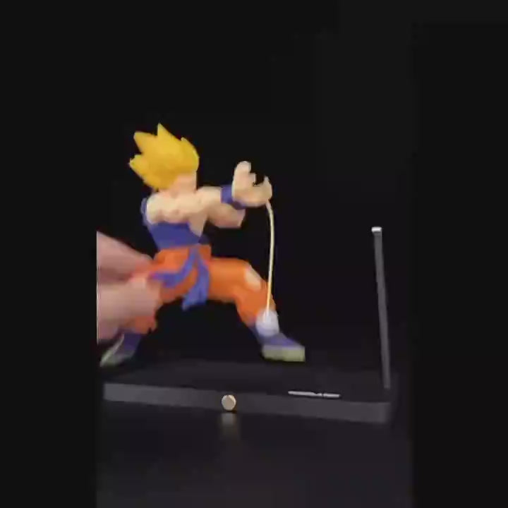 Dragon Ball Z Goku Kamehameha Magnetic Touch Night Light - Levitating Desk Lamp