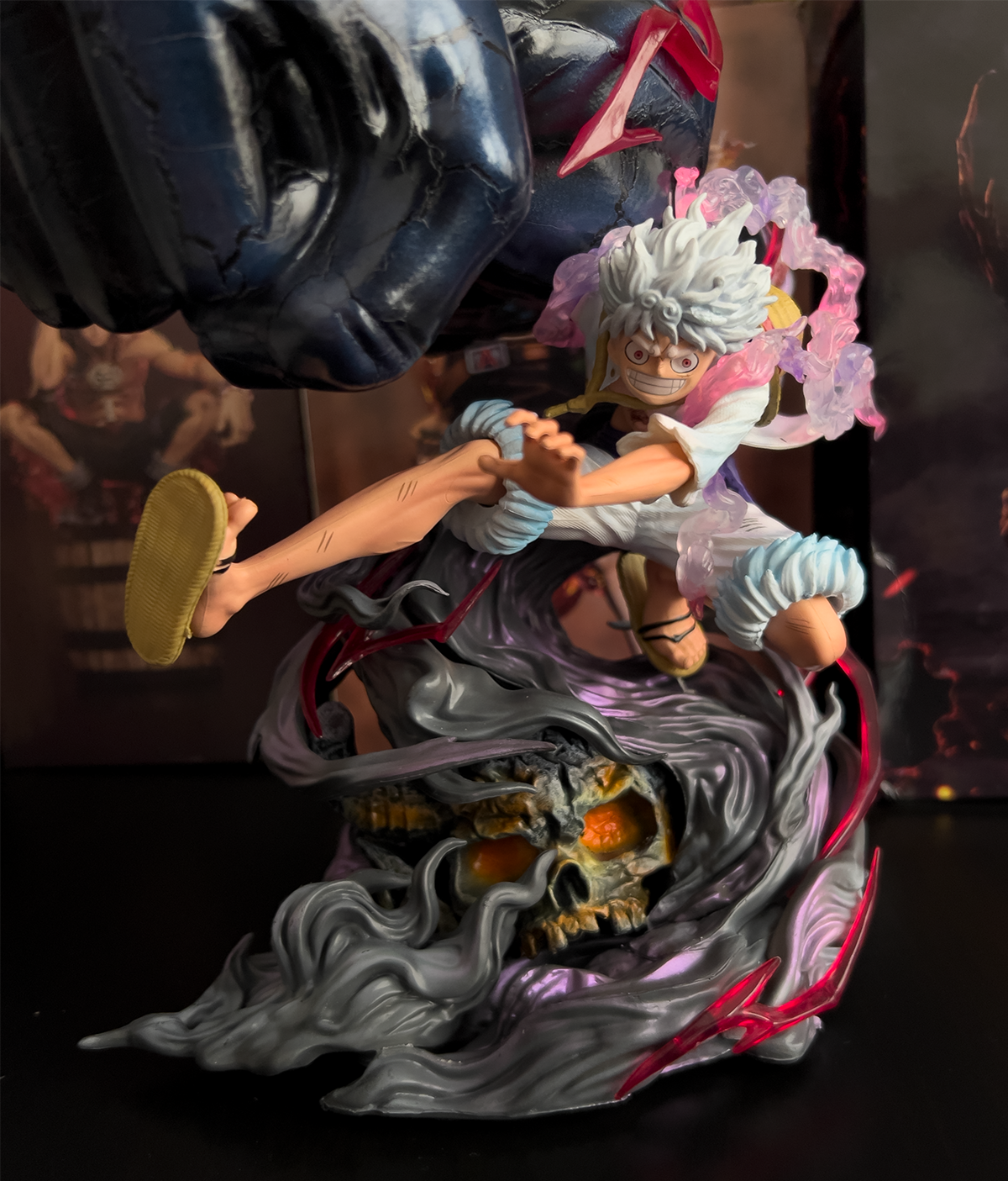 Anime Luffy One Piece Figure Gk Gear 5 Monkey D. Luffy Action Figure Statue - Image 3