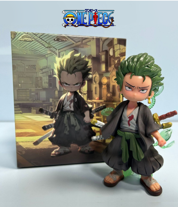 One Piece  chibi Figures – 14.5 cm  Roronoa Zoro , Yamato & Ace chibi Figures - Dragon Zoro
