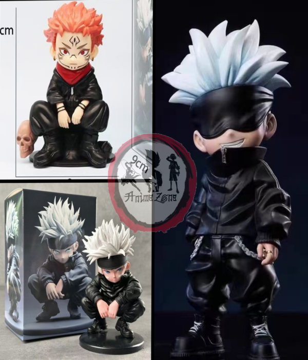 Anime Jujutsu Kaisen Figurines Cute Gojo Satoru &  Sukuna