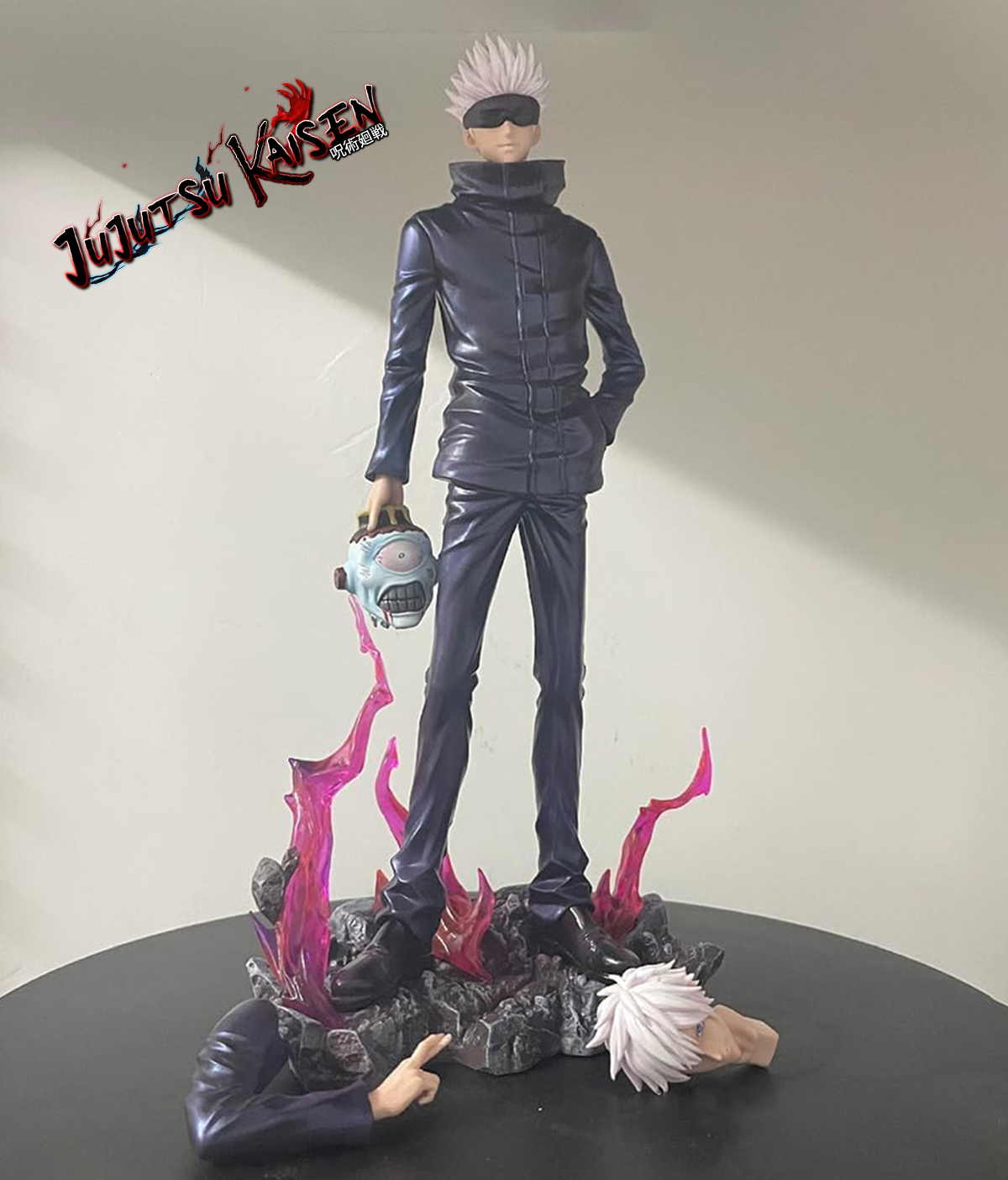 Jujutsu Kaisen Anime Figures Satoru Gojo Figure 2 Heads 2 Arms Action Figure Statue Collection - Image 5