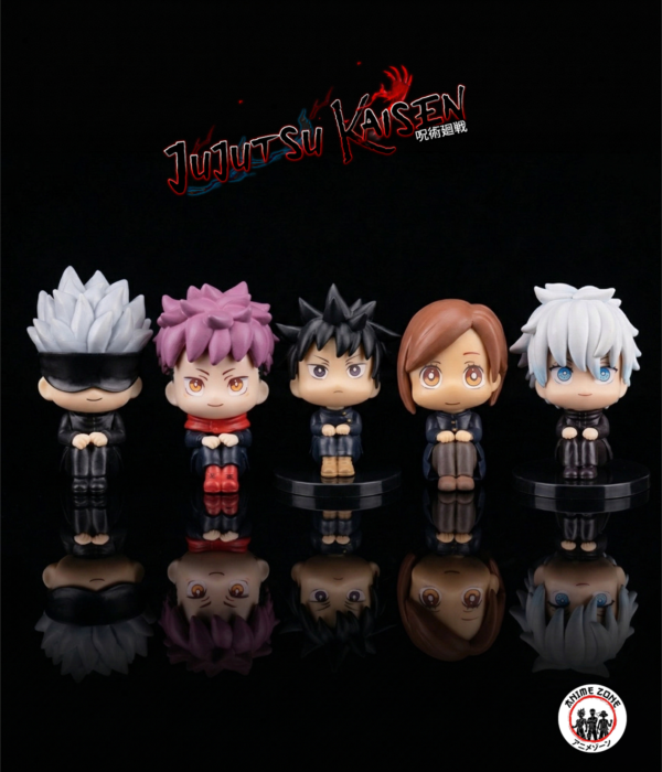 5Pcs Jujutsu Kaisen Chibi characters