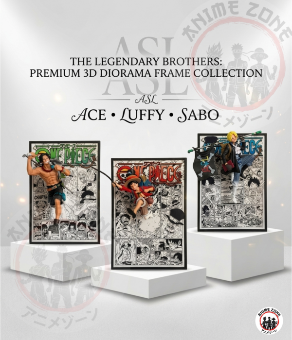 One Piece 3D Diorama Frame