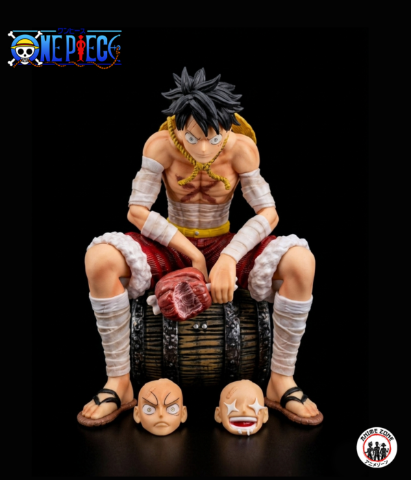 One Piece Monkey D.Luffy Action Figure | 19 Cm Double Head Anime Figure
