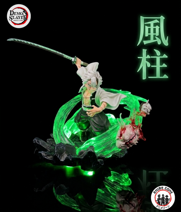 Demon Slayer Wind Hashira Sanemi LED Figure 28 CM