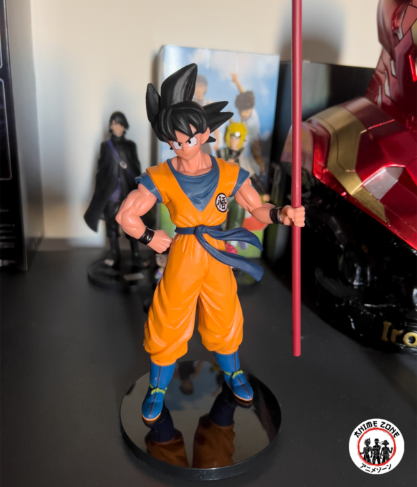 Dragon BAll Z Goku With Stick in Hand Standing Action Figurine  22 Cm