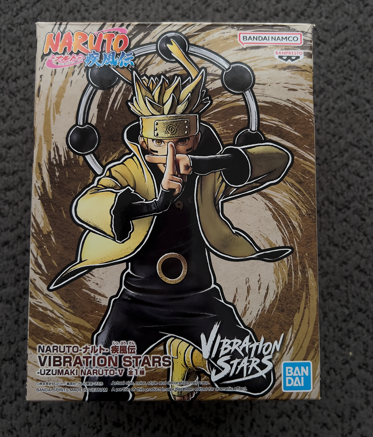 Bandai Banpresto Naruto Shippuden Vibration Stars Naruto Uzumaki - Image 2