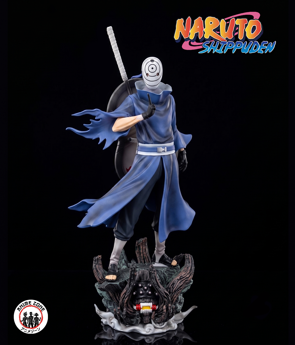 Naruto Shippuden: Obito Uchiha (Tobi) 36 CM Figure with Gedo Mazo Base - Image 2