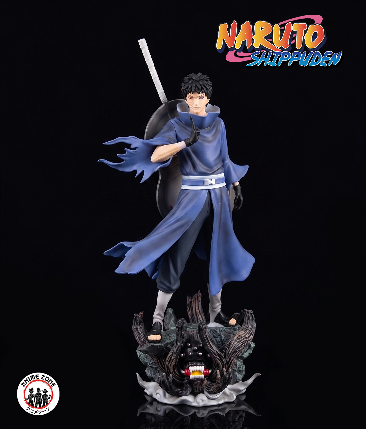 Naruto Shippuden: Obito Uchiha (Tobi) 36 CM Figure with Gedo Mazo Base - Image 3