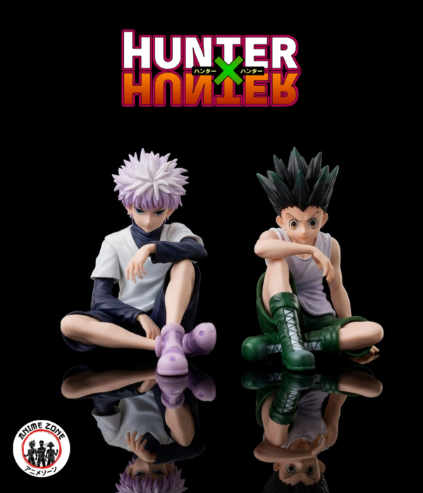 Hunter x Hunter: Seated Angry Gon & Killua Figure Set